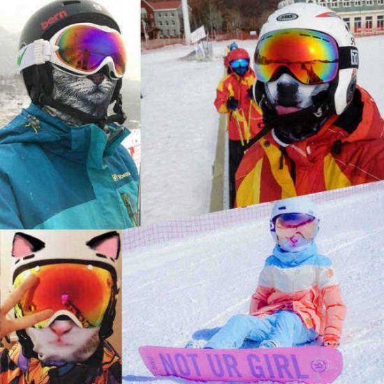 Men Women Outdoor 3D Animal Balaclava Hat Cycling Bicycle Ski Full Face Mask