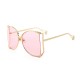 Men Women Outdoor Casual Metal Trim Marine Sunglasses Pearl Sunglasses