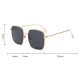 Men Women Outdoor Casual Square Big Frame Sunglasses Myopia Glasses