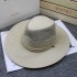 Men Women Outdoor Mesh Breathable Cowboy Hat Travel Sunshade Visor Hat