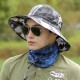 Men Women Outdoor UV-Proof Jungle Gardening Sun Hat Leisure Cowboy Fishing Sunshade Fisherman Hat