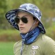 Men Women Outdoor UV-Proof Jungle Gardening Sun Hat Leisure Cowboy Fishing Sunshade Fisherman Hat