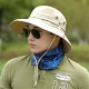 Men Women Outdoor UV-Proof Jungle Gardening Sun Hat Leisure Cowboy Fishing Sunshade Fisherman Hat