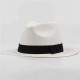 Men Women Panama Straw Hat Classic Western Beach Sun Wide Brim Bucket Caps