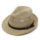 Men Women Personalized Handmade Straw Jazz Hat Outdoor Travel Beach Breathable Mesh Hollow Sun Cap