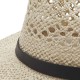 Men Women Personalized Handmade Straw Jazz Hat Outdoor Travel Beach Breathable Mesh Hollow Sun Cap