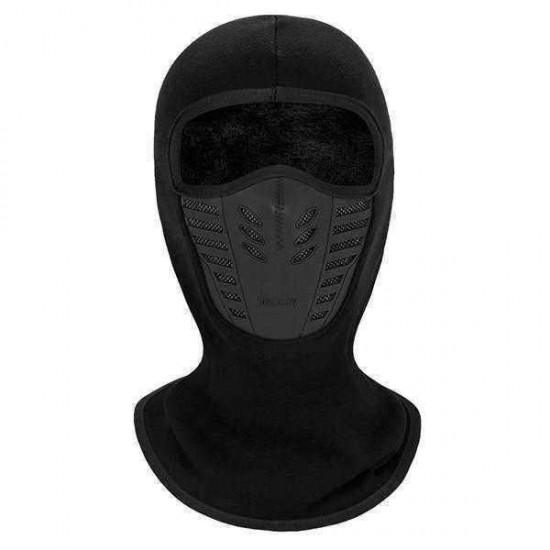 Men Women Plus Velvet Balaclava Cycling Ski Face Mask Thicken Fleece Caps Dustproof Mask