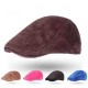 Men Women Plush Painter Beret Caps Outdoor Winter Warm Gatsby Newsboy Hat