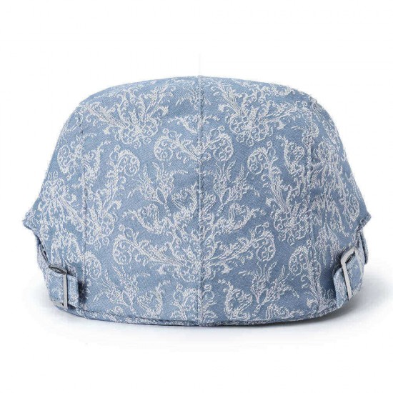 Men Women Print Retro Beret Caps Duck Hat Sunshade Casual Outdoors Peaked Forward Cap