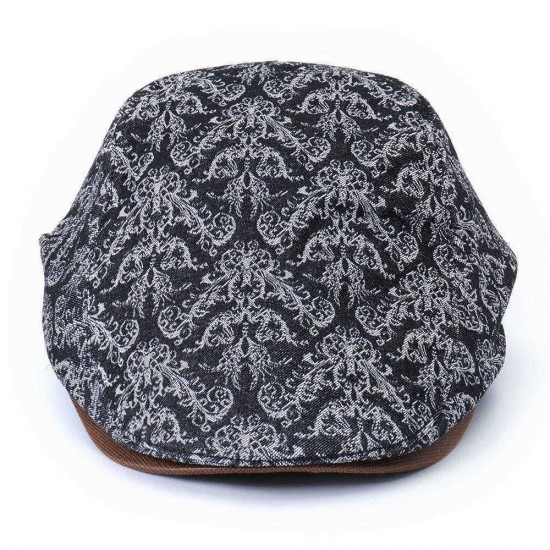 Men Women Print Retro Beret Caps Duck Hat Sunshade Casual Outdoors Peaked Forward Cap