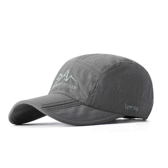 Men Women Quick-drying Vogue Baseball Cap Sunshade Casual Outdoors Foldable Cap