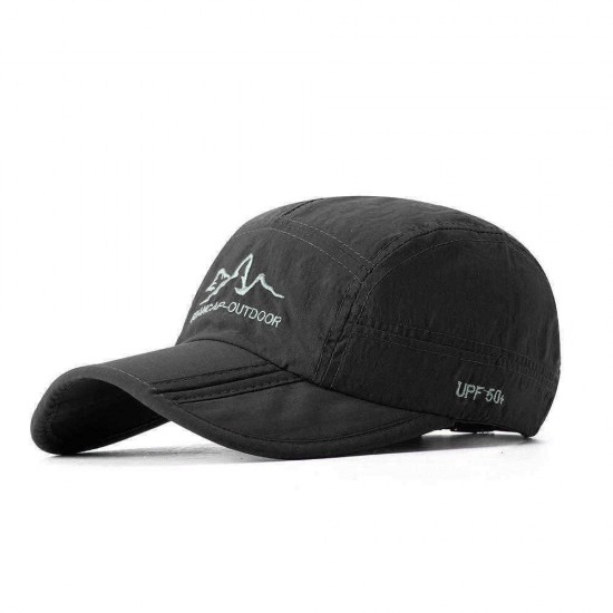 Men Women Quick-drying Vogue Baseball Cap Sunshade Casual Outdoors Foldable Cap