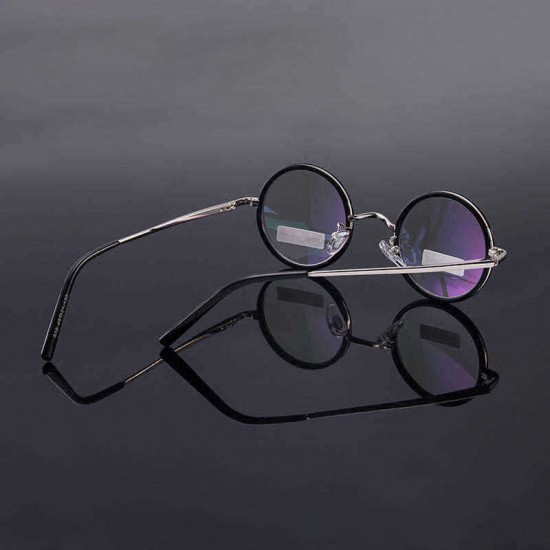 Men Women Retro Round Presbyopic Glasses HD Comfortable Reading Glasses With Case