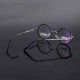 Men Women Retro Round Presbyopic Glasses HD Comfortable Reading Glasses With Case