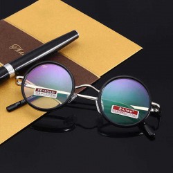 Men Women Retro Round Presbyopic Glasses HD Comfortable Reading Glasses With Case