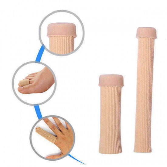 Men Women Silica Gel Toe Finger Protector Soft Feet Care  Blisters Remover Sock