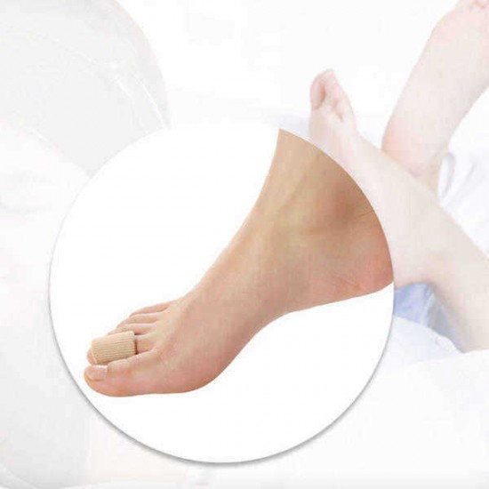 Men Women Silica Gel Toe Finger Protector Soft Feet Care  Blisters Remover Sock