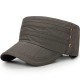 Men Women Solid Color Vogue Cotton Flat Hats Sunshade Casual Outdoors Adjustable Cap