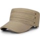 Men Women Solid Color Vogue Cotton Flat Hats Sunshade Casual Outdoors Adjustable Cap