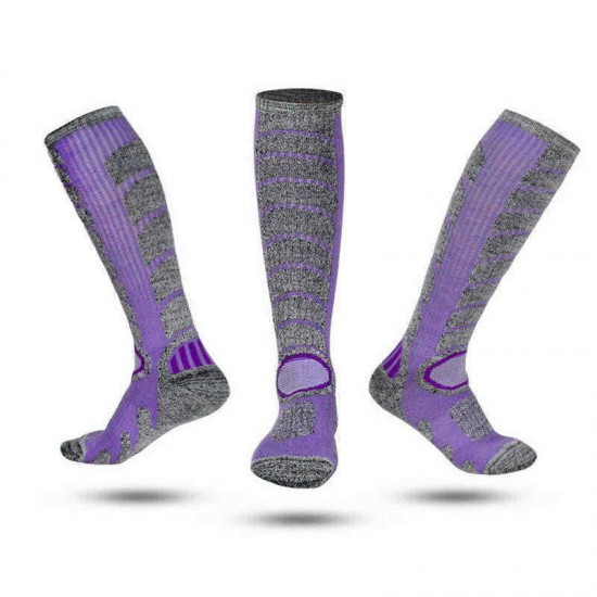 Men Women Sport Skiing Socks Thickening Warm Breathable Quick-drying Calf Tube Socks