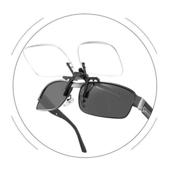 Men Women Stainless Steel Alloy Clip and Flip Clip-On Reading Glasses Flip-Up Magnifying Lenses