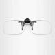 Men Women Stainless Steel Alloy Clip and Flip Clip-On Reading Glasses Flip-Up Magnifying Lenses