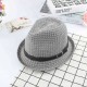 Men Women Straw Knited Sunscreen Jazz Hat Outdoor Casual Travel Breathable Hat