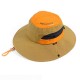 Men Women Summer Breathable Fisherman Cap Foldable Wide Brim Sunscreen Bucket Hat