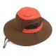 Men Women Summer Breathable Fisherman Cap Foldable Wide Brim Sunscreen Bucket Hat