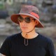 Men Women Summer Breathable Fisherman Cap Foldable Wide Brim Sunscreen Bucket Hat