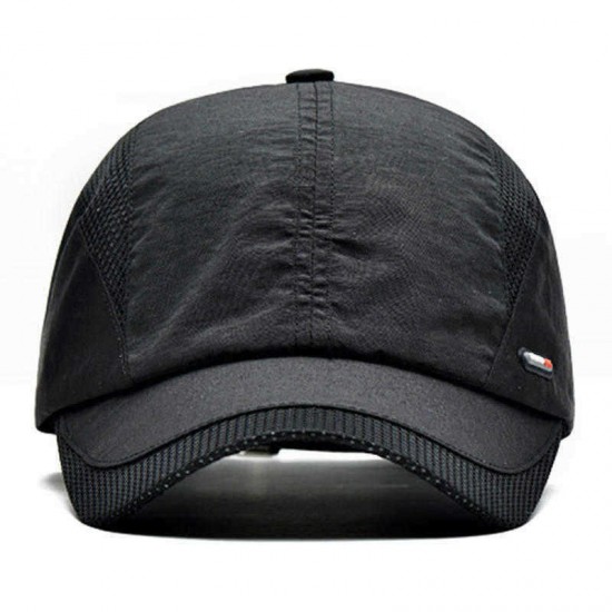 Men Women Summer Breathable Quick Dry Baseball Dad Hat Outdoor Sport Cotton Peaked Cap