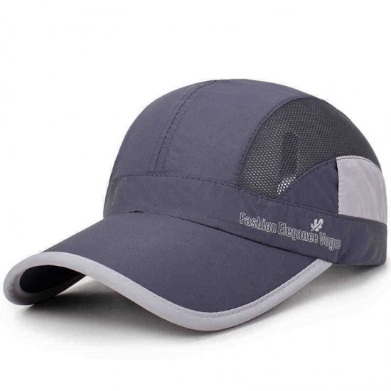 Men Women Summer Breathable Quick Dry Hat Adjustable Snapback Sun Protection Visor