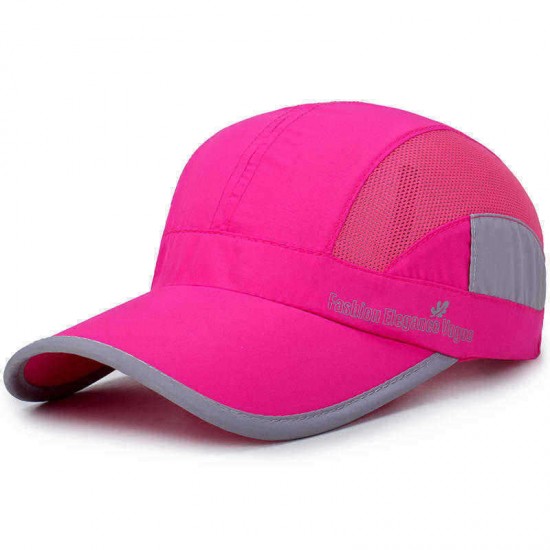 Men Women Summer Breathable Quick Dry Hat Adjustable Snapback Sun Protection Visor