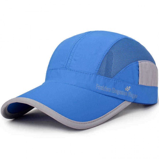 Men Women Summer Breathable Quick Dry Hat Adjustable Snapback Sun Protection Visor