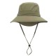 Men Women Summer Casual Breathable Adjustable Fisherman Hat Solid Color Bucket Hat