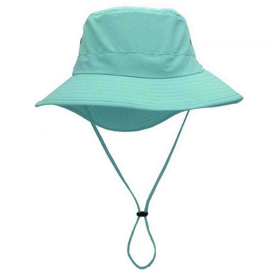 Men Women Summer Casual Breathable Adjustable Fisherman Hat Solid Color Bucket Hat