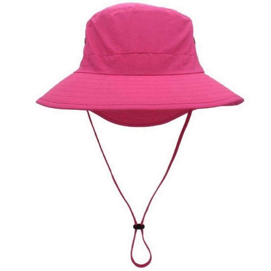 Men Women Summer Casual Breathable Adjustable Fisherman Hat Solid Color Bucket Hat