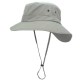 Men Women Summer Casual Breathable Adjustable Fisherman Hat Solid Color Bucket Hat