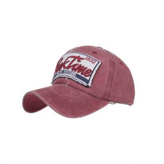 Men Women Summer Cotton Letter Embroidery Baseball Cap Outdoor Sport Peaked Cap