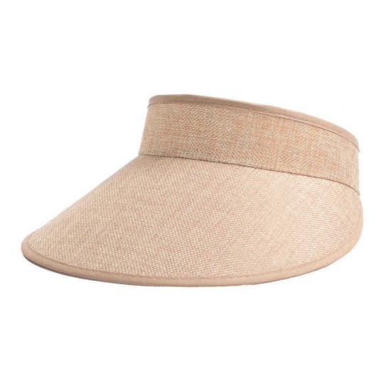 Men Women Summer Outdoor Casual Linen Empty Top Hat UV Protection Sunshade Hat