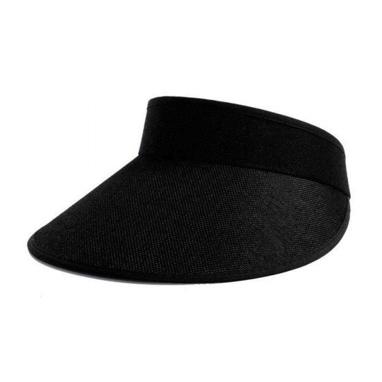 Men Women Summer Outdoor Casual Linen Empty Top Hat UV Protection Sunshade Hat