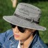 Men Women Summer Outdoor Embroidery Cotton Fishing Hat Sunshade Adjustable Visor Hat