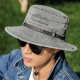 Men Women Summer Outdoor Embroidery Cotton Fishing Hat Sunshade Adjustable Visor Hat