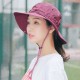 Men Women Summer Silk Visor Bucket Hat Fisherman Hat Outdoor Climbing Mesh Sunscreen Cap