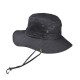 Men Women Summer Silk Visor Bucket Hat Fisherman Hat Outdoor Climbing Mesh Sunscreen Cap