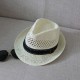 Men Women Summer Straw Knited Sunscreen Jazz Hat Outdoor Casual Travel Sea Hat