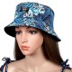 Men Women Summer Street Double-faced Fisherman Hat Travel Sunscreen Bucket Hat