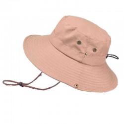 Men Women Summer Visor Bucket Hat Fisherman Hat Outdoor Climbing Breathable Sunscreen Cap