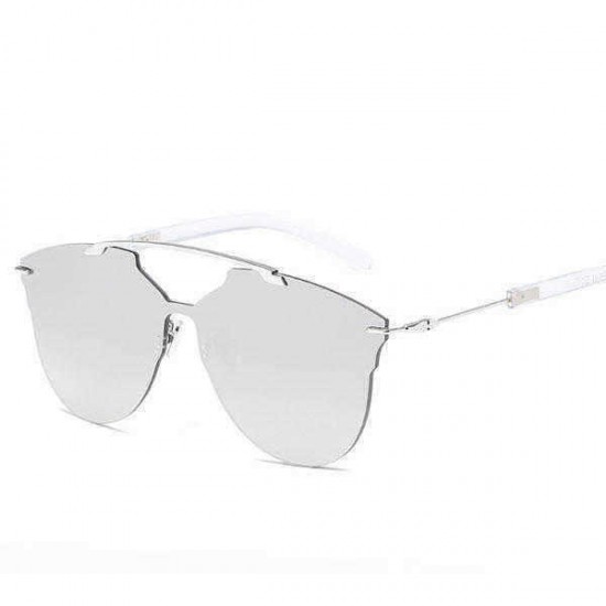 Men Women Thin Metal Frame Sunglasses Casual Outdoor Anti-UV HD Eyeglaases