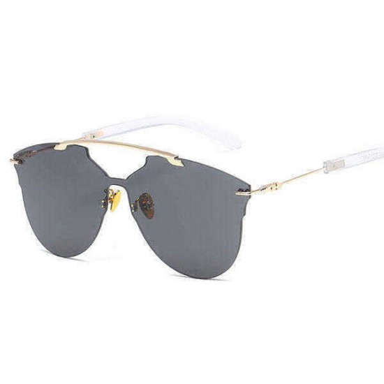 Men Women Thin Metal Frame Sunglasses Casual Outdoor Anti-UV HD Eyeglaases